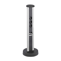EVOline Vertical  (3  эл. роз. + 2*RJ45), кабель 3 м