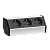 EVOline V-Dock (3  эл. роз.), Фиксированный кабель питания 2,5 м с обжатыми концевиками проводов, штепсель не приложен. С профильным креплением 100 мм.