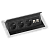EVOline  FlipTop Push Data (3 эл. роз. + 2 RJ45 Cat.6), кабель 3м